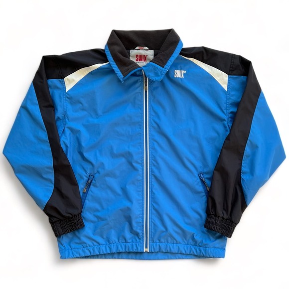 Vintage Other - Vintage Swix Lightweight Ski Bomber Jacket Blue Men's Spring Technical Wear